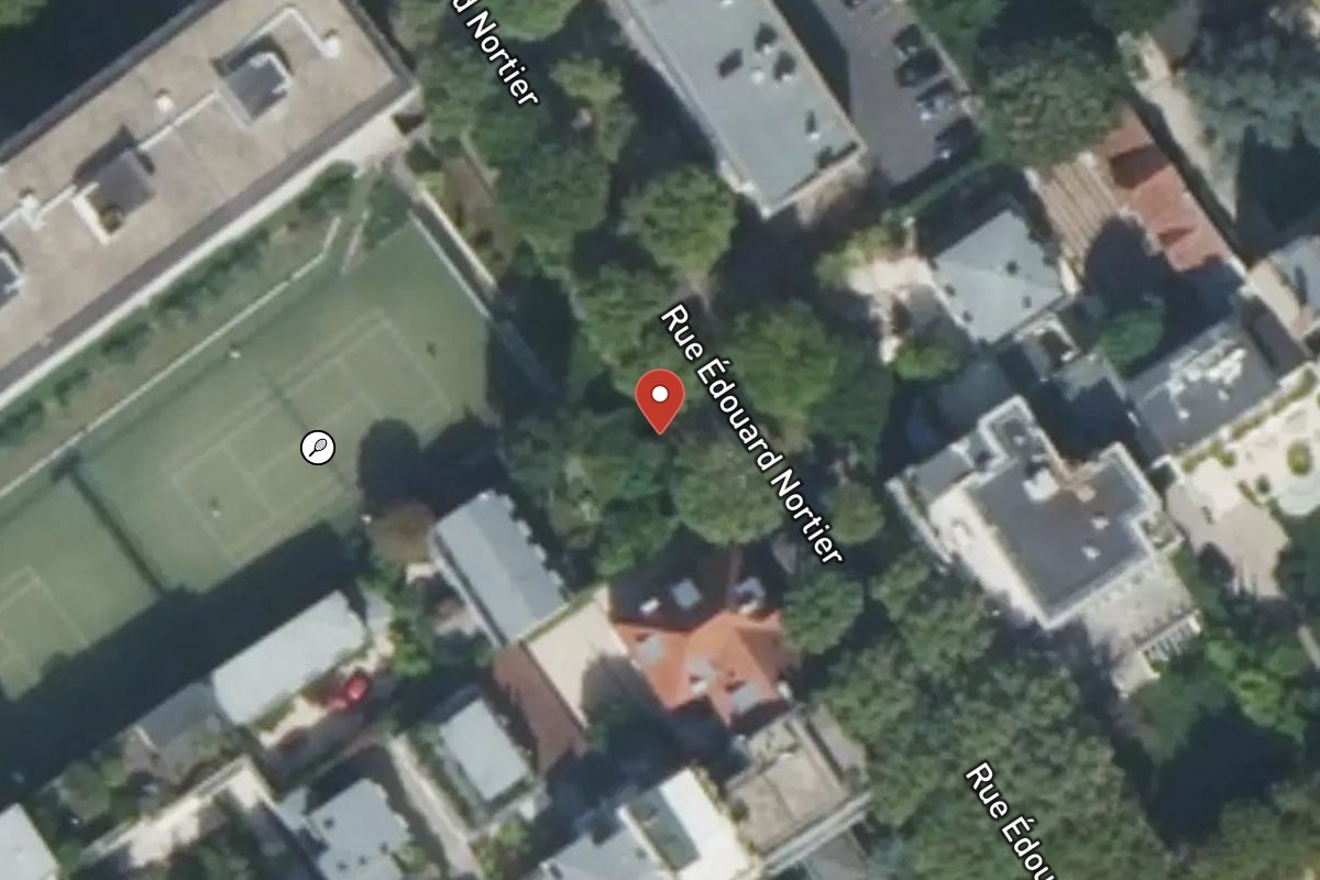Vue satellite — 77 Rue Édouard Nortier