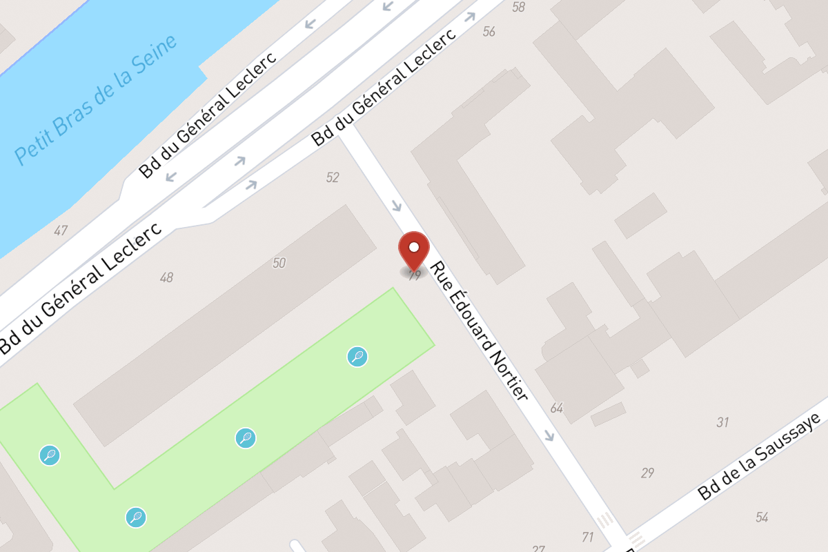 Plan de situation — 79 Rue Édouard Nortier