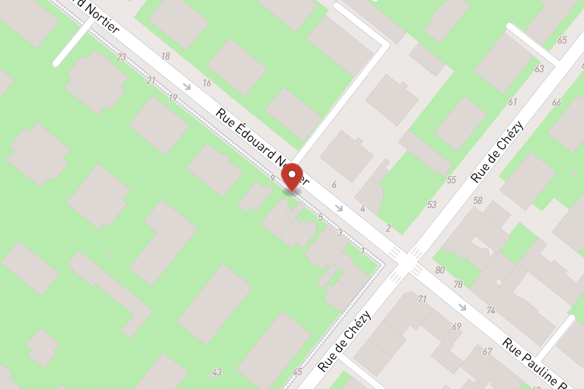 Plan de situation — 7 Rue Édouard Nortier