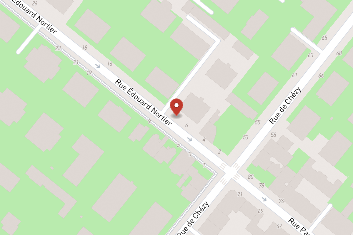 Plan de situation — 8 Rue Édouard Nortier