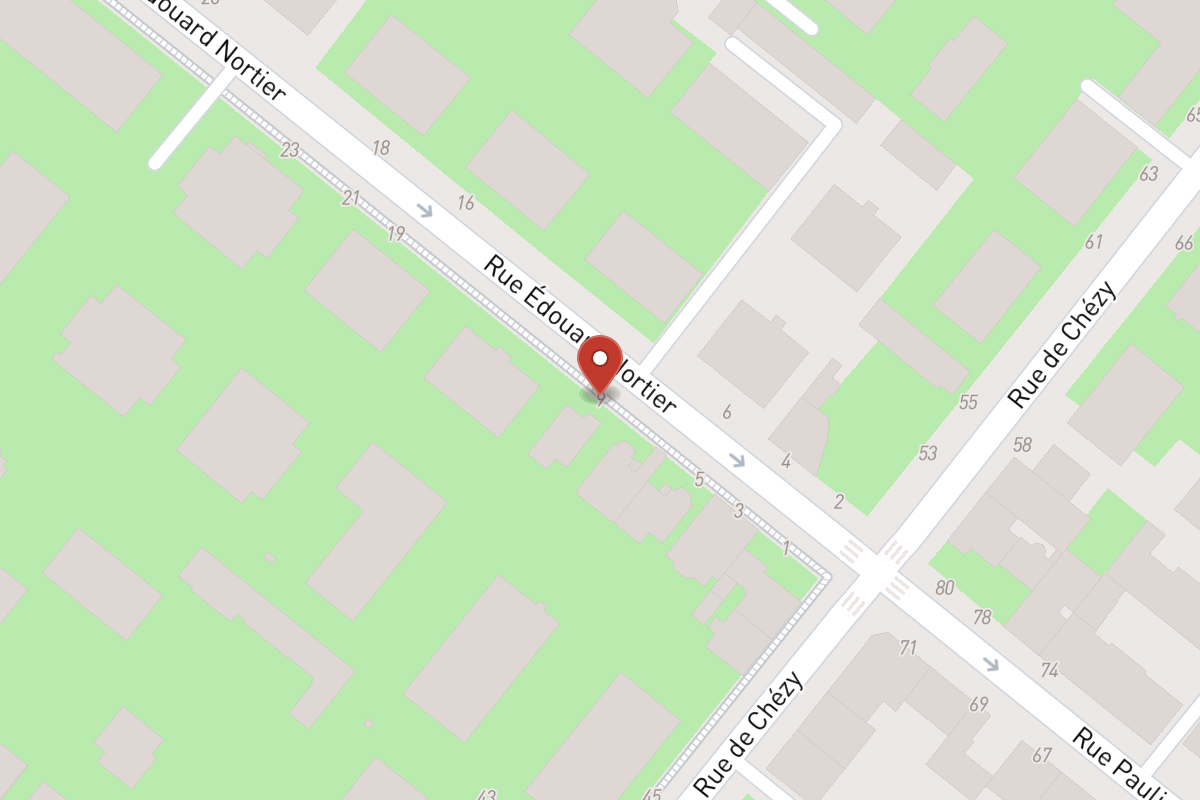 Plan de situation — 9 Rue Édouard Nortier