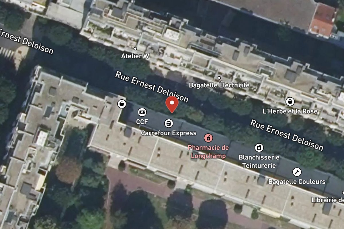 Vue satellite — 11BIS Rue Ernest Deloison