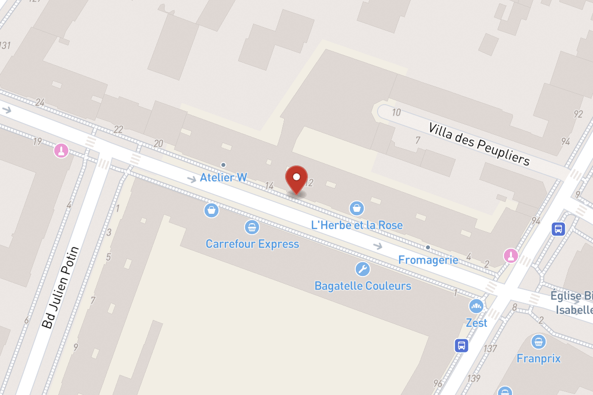 Plan de situation — 12 Rue Ernest Deloison
