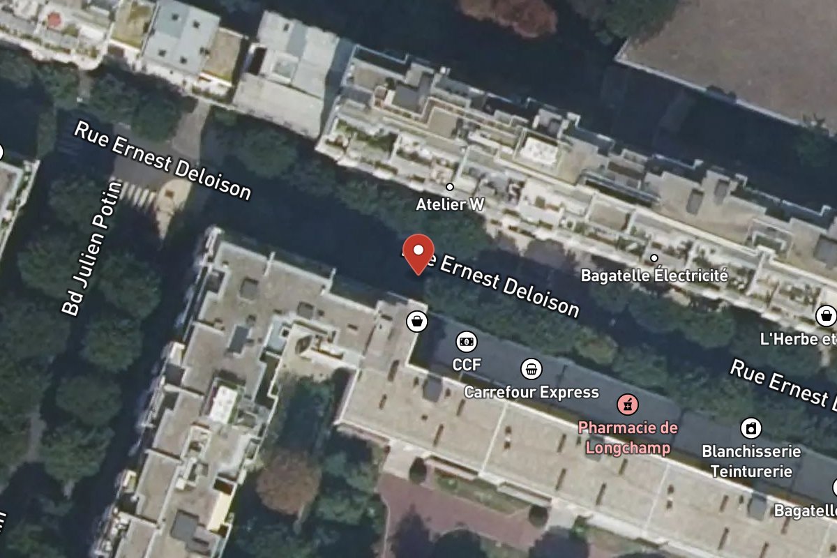 Vue satellite — 13BIS Rue Ernest Deloison