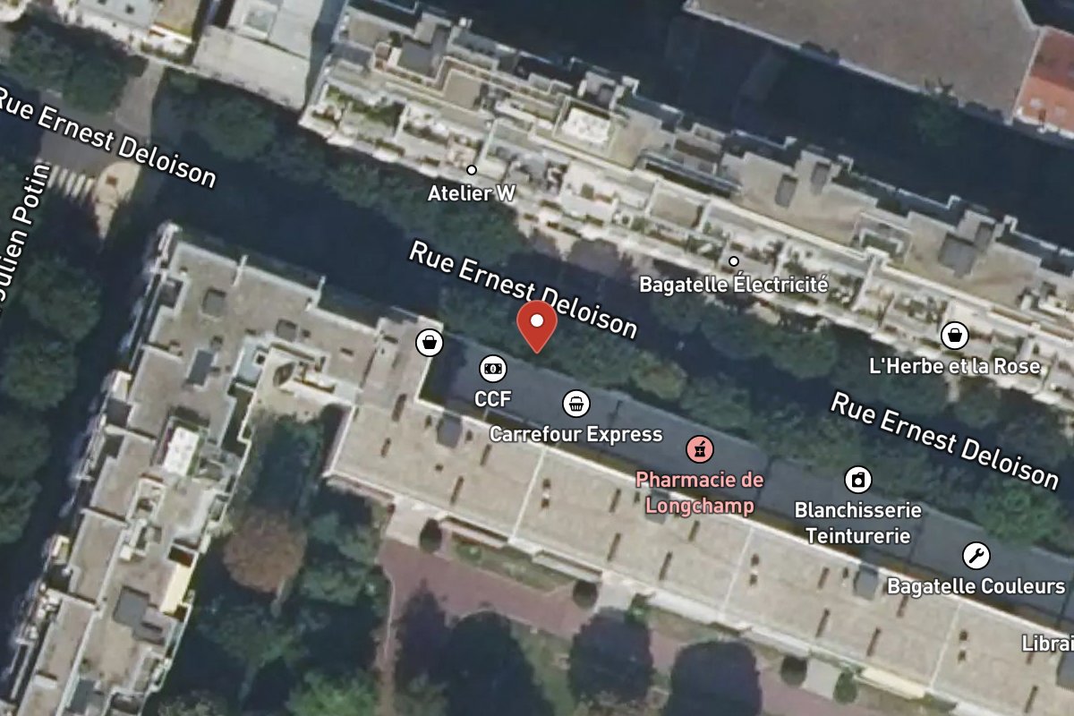 Vue satellite — 13 Rue Ernest Deloison
