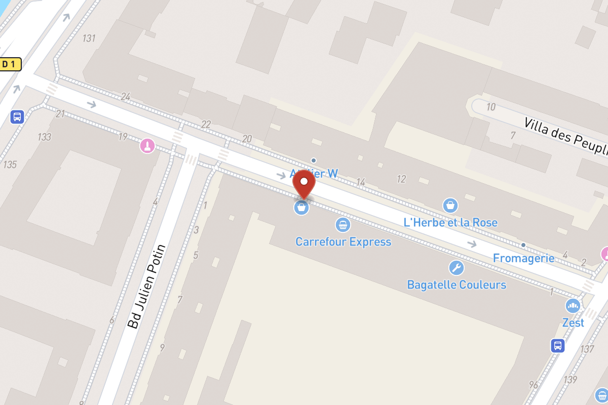 Plan de situation — 15 Rue Ernest Deloison