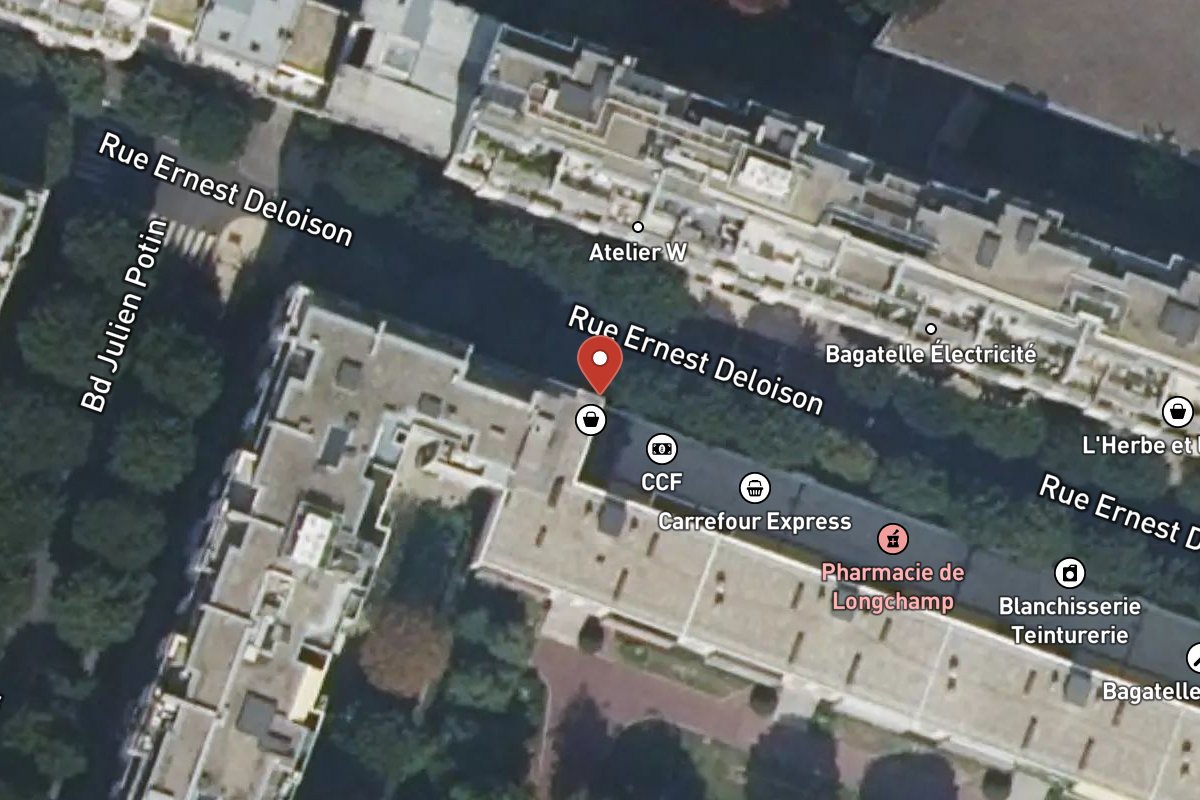 Vue satellite — 15 Rue Ernest Deloison