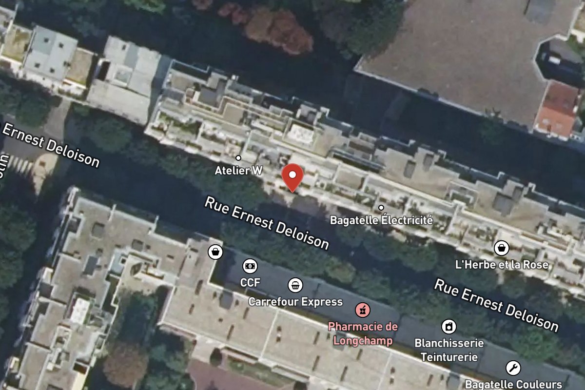 Vue satellite — 16BIS Rue Ernest Deloison