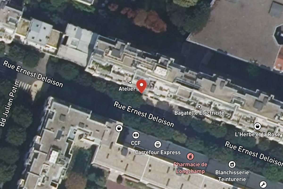 Vue satellite — 16 Rue Ernest Deloison