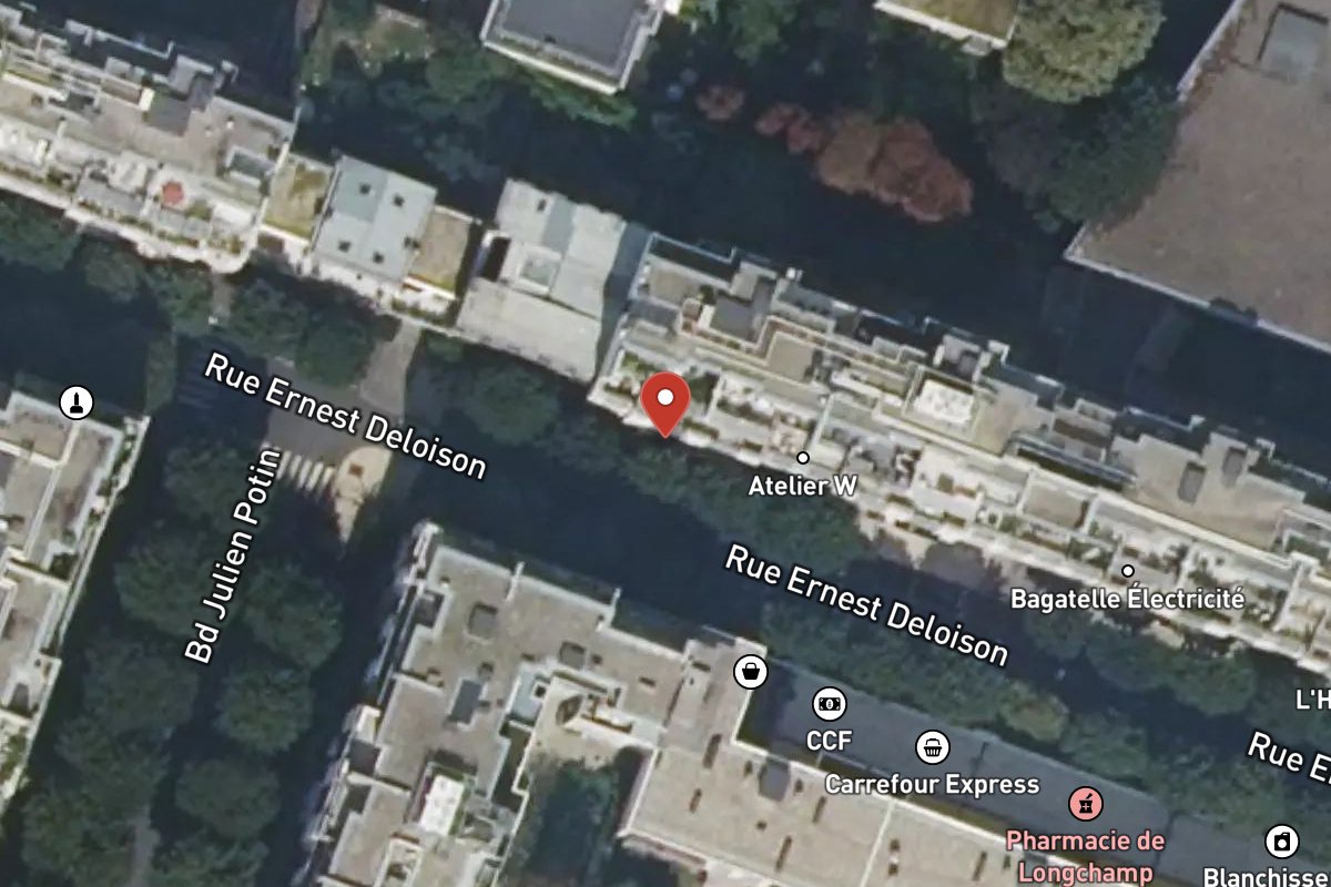 Vue satellite — 18 Rue Ernest Deloison
