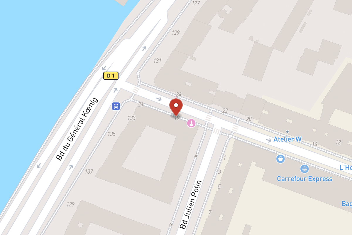 Plan de situation — 19 Rue Ernest Deloison