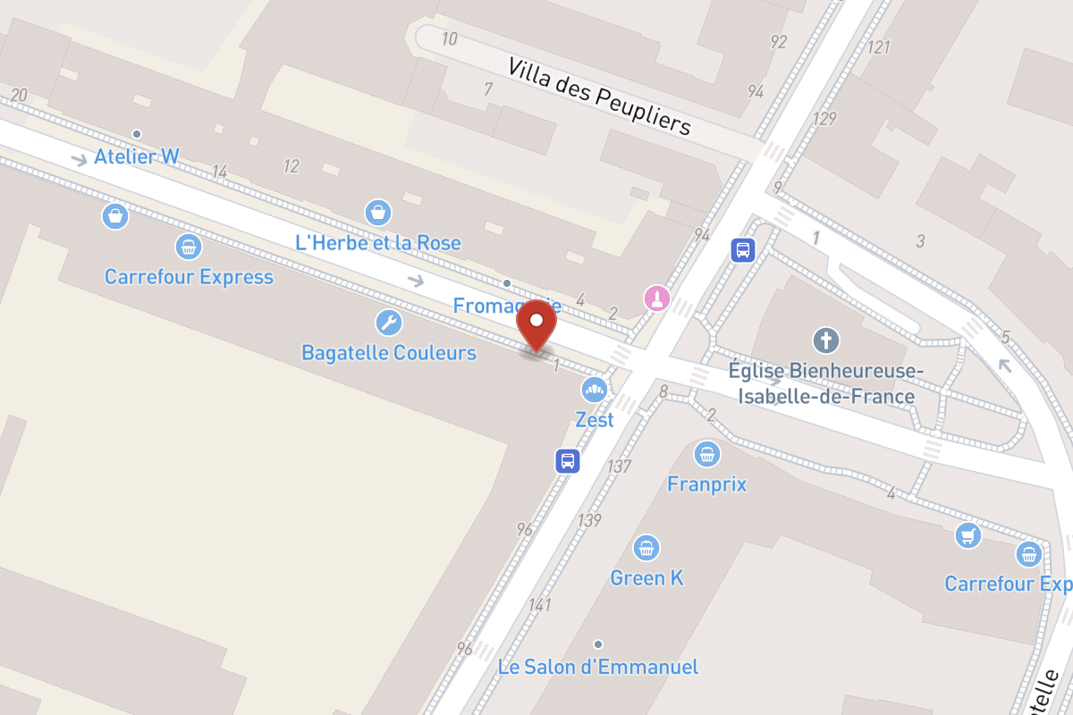 Plan de situation — 1BIS Rue Ernest Deloison