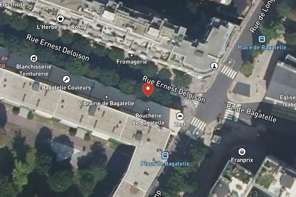 Vue satellite — 1BIS Rue Ernest Deloison