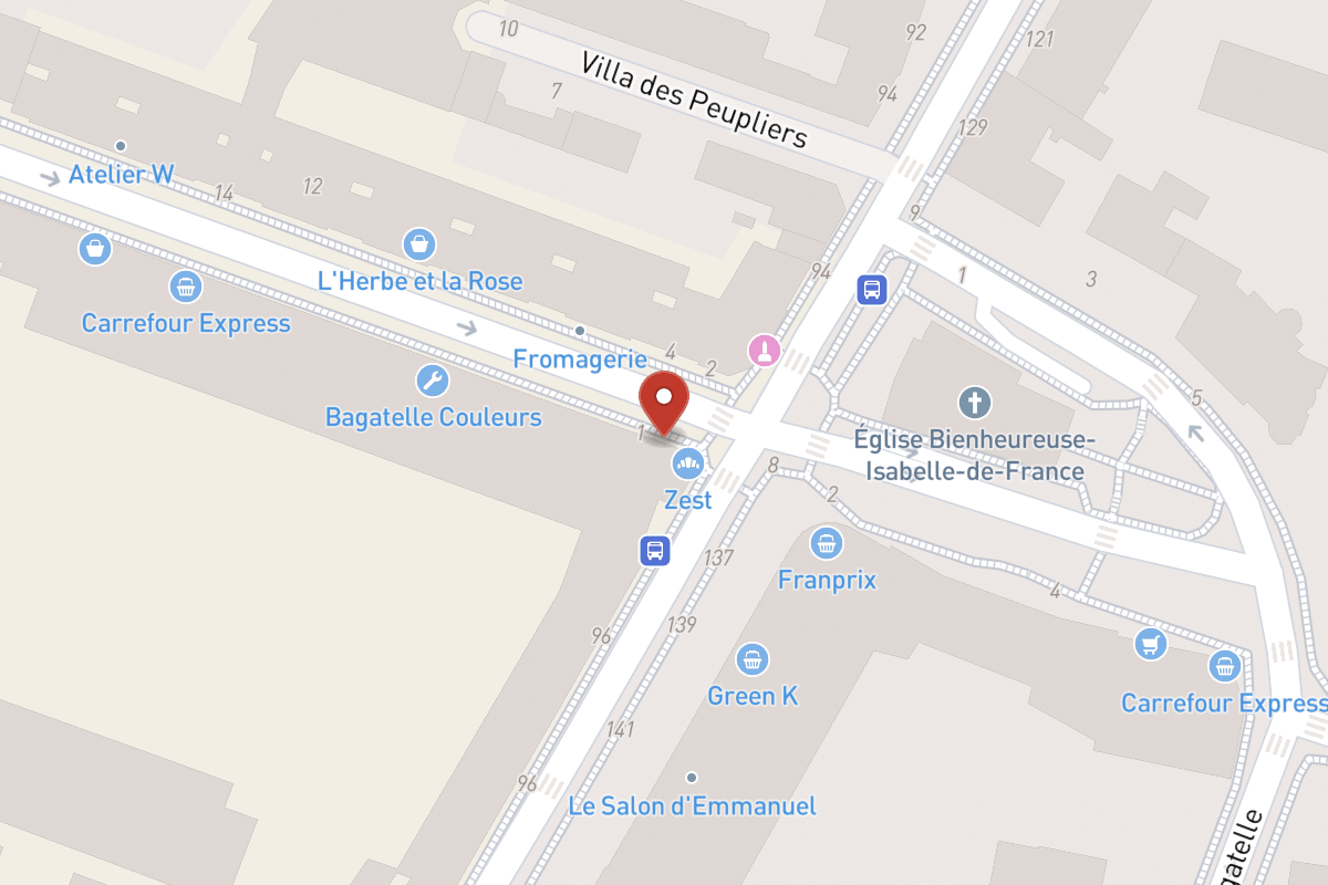 Plan de situation — 1 Rue Ernest Deloison