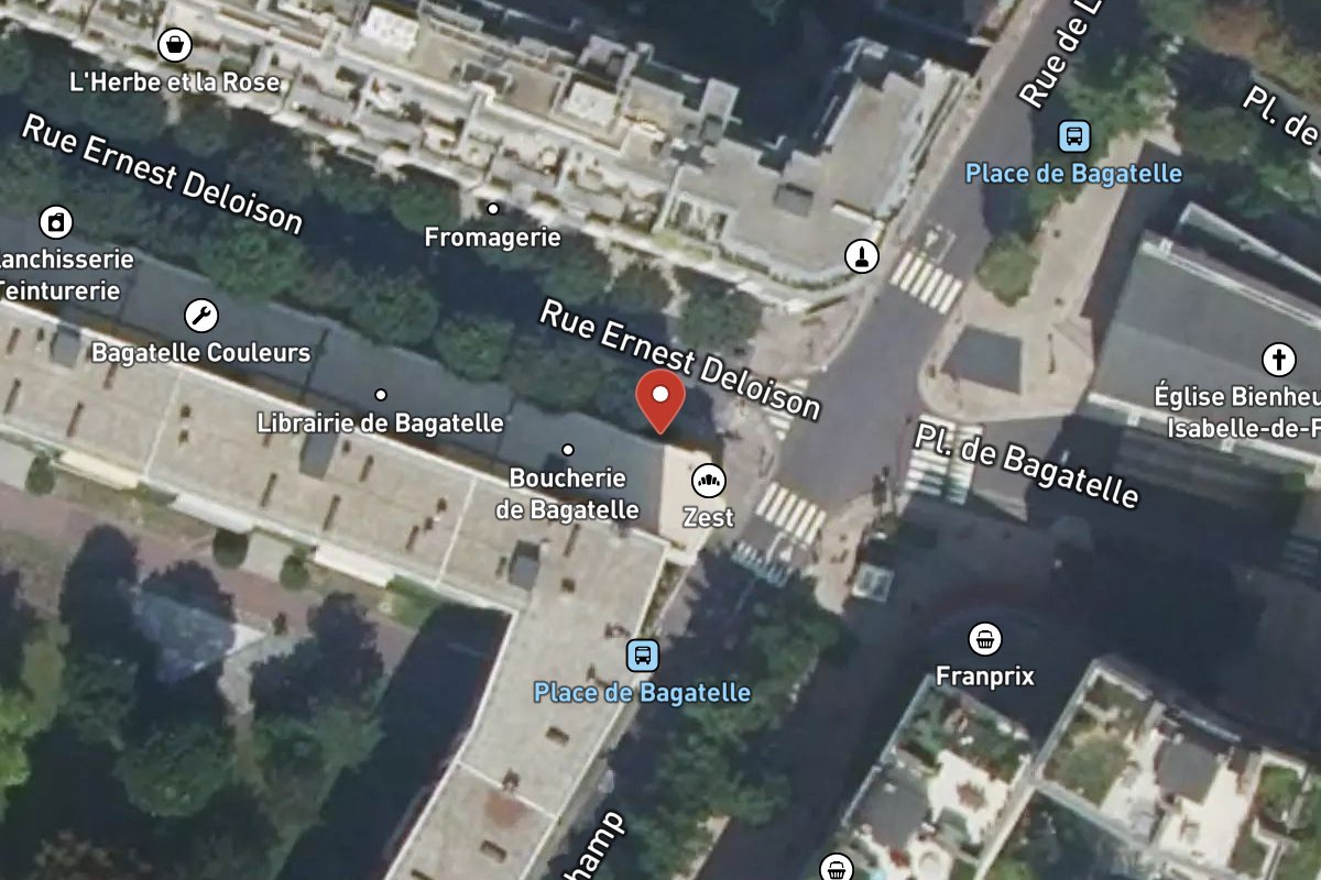 Vue satellite — 1 Rue Ernest Deloison