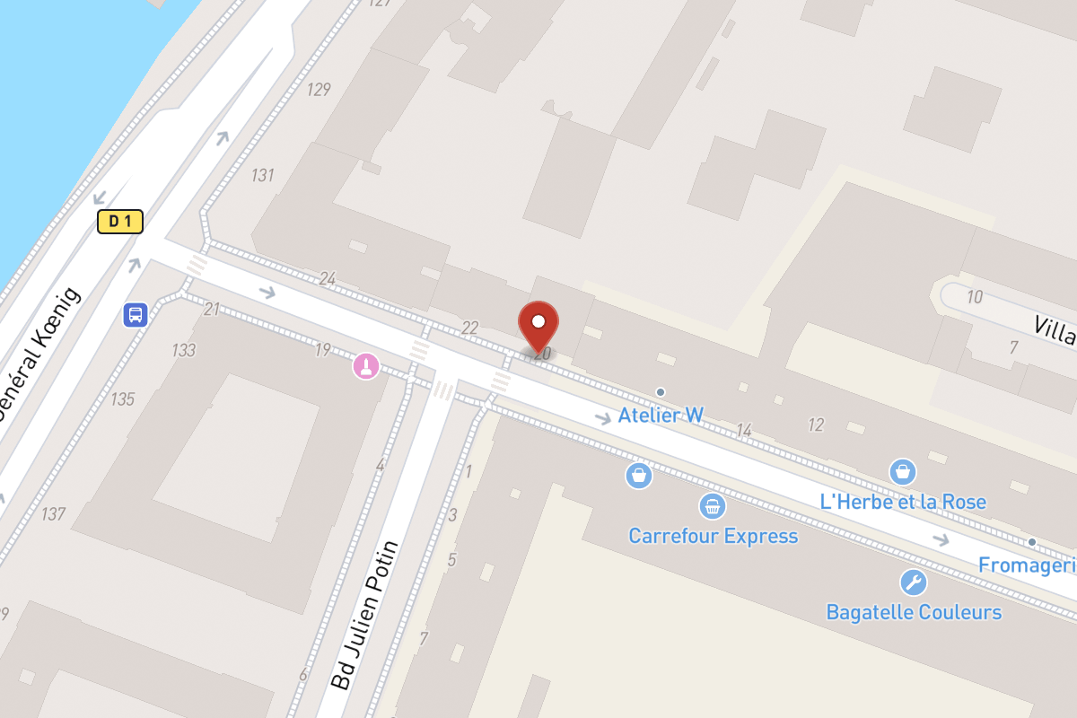 Plan de situation — 20 Rue Ernest Deloison