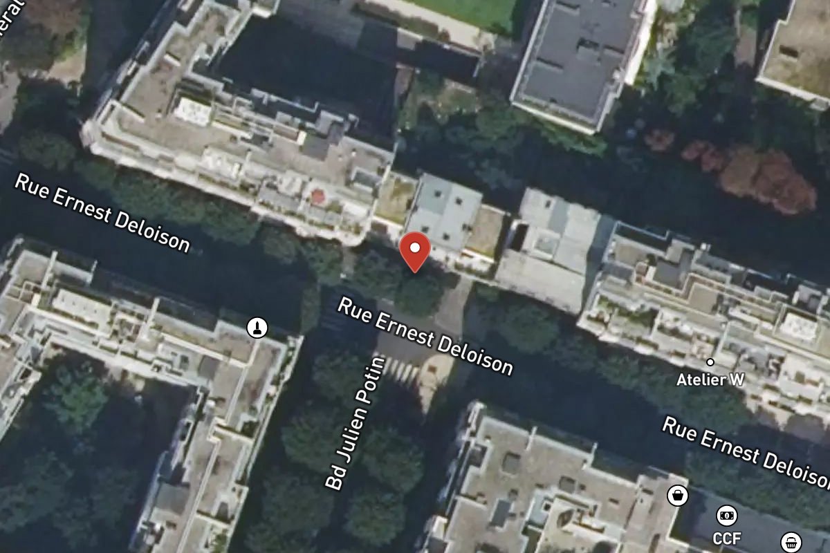 Vue satellite — 22 Rue Ernest Deloison