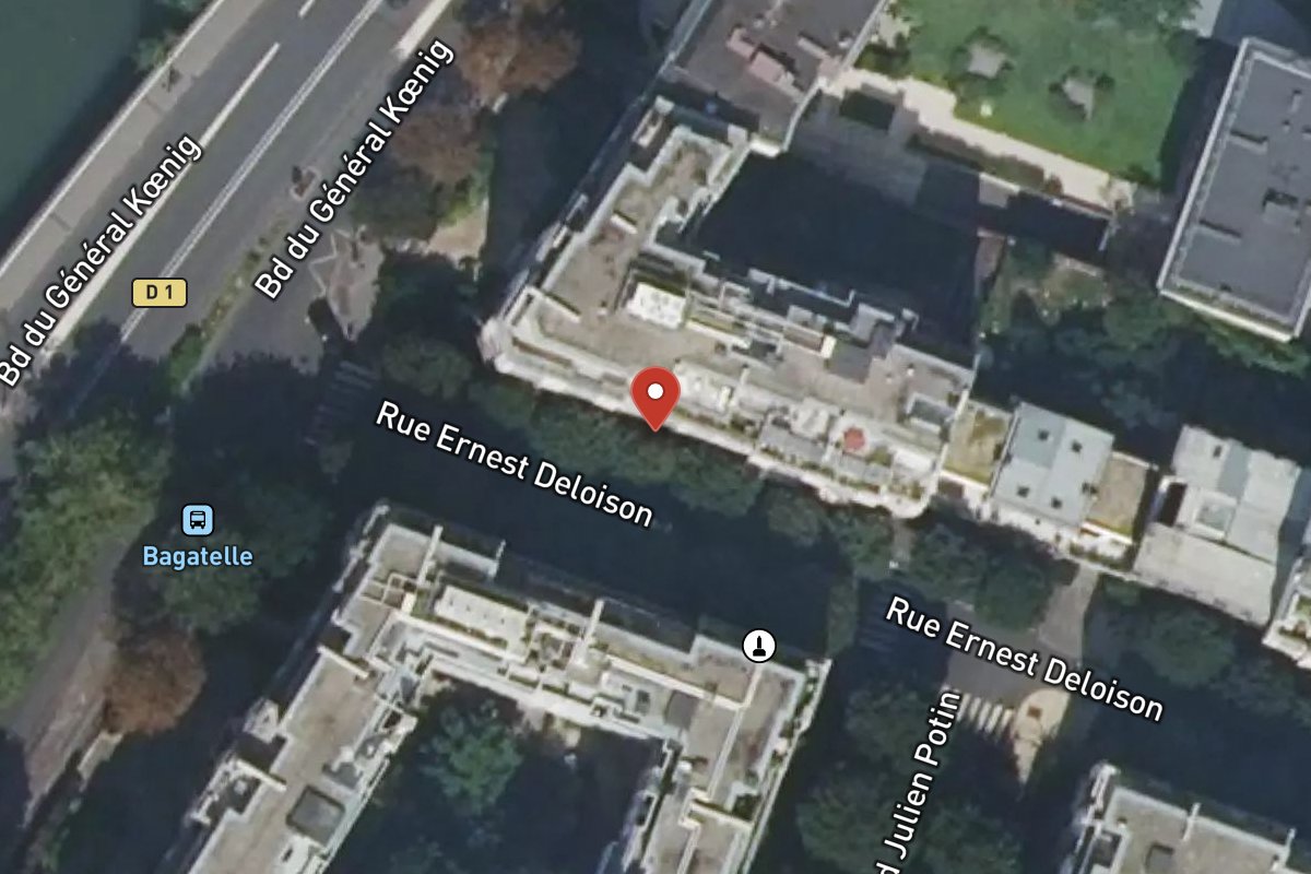 Vue satellite — 24 Rue Ernest Deloison