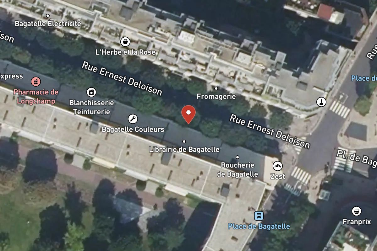 Vue satellite — 3BIS Rue Ernest Deloison