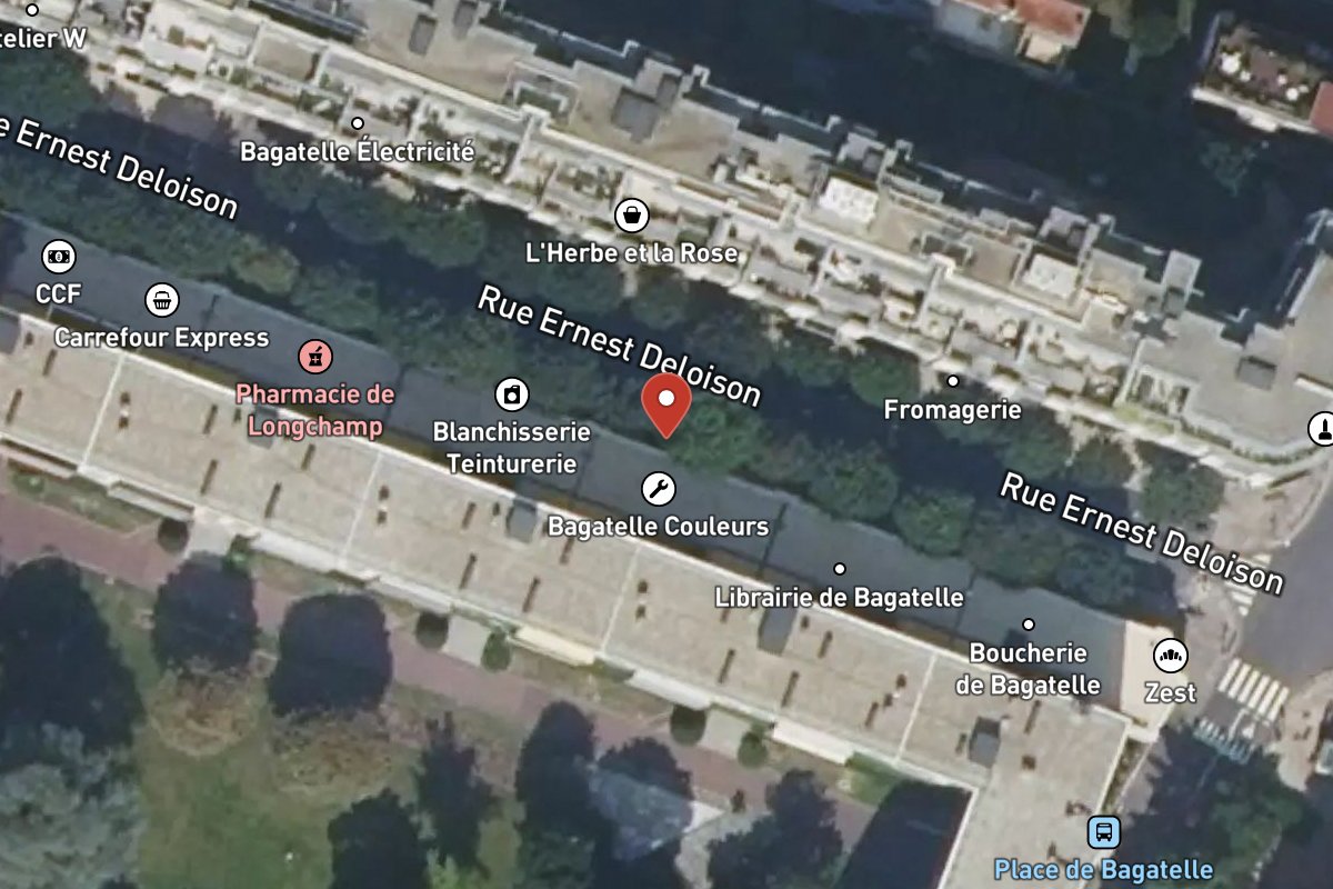 Vue satellite — 5BIS Rue Ernest Deloison