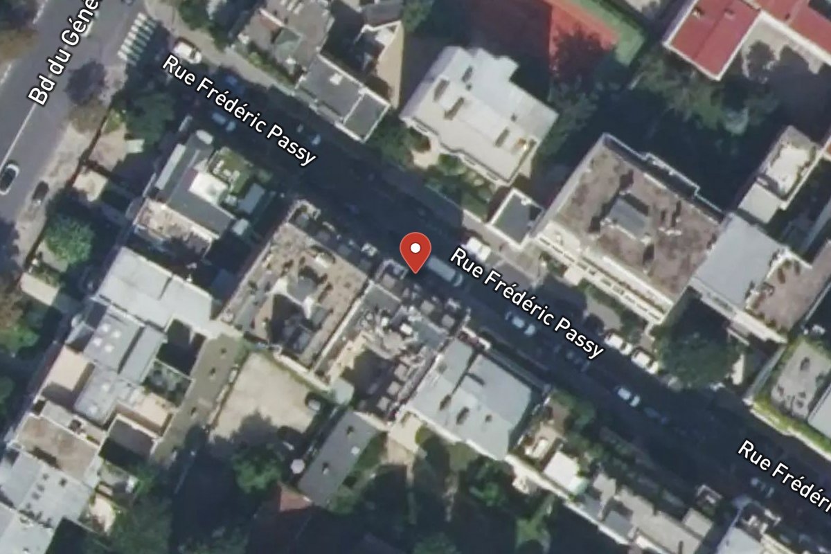 Vue satellite — 11 Rue Frédéric Passy