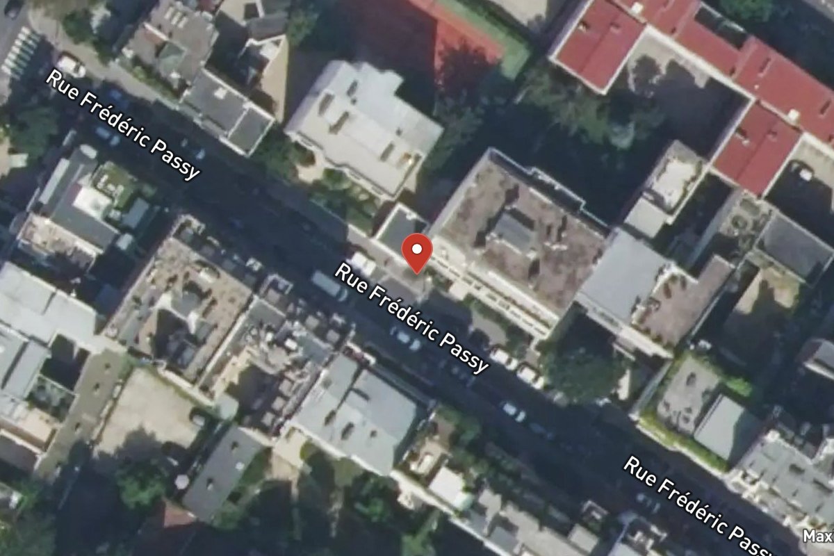 Vue satellite — 12 Rue Frédéric Passy