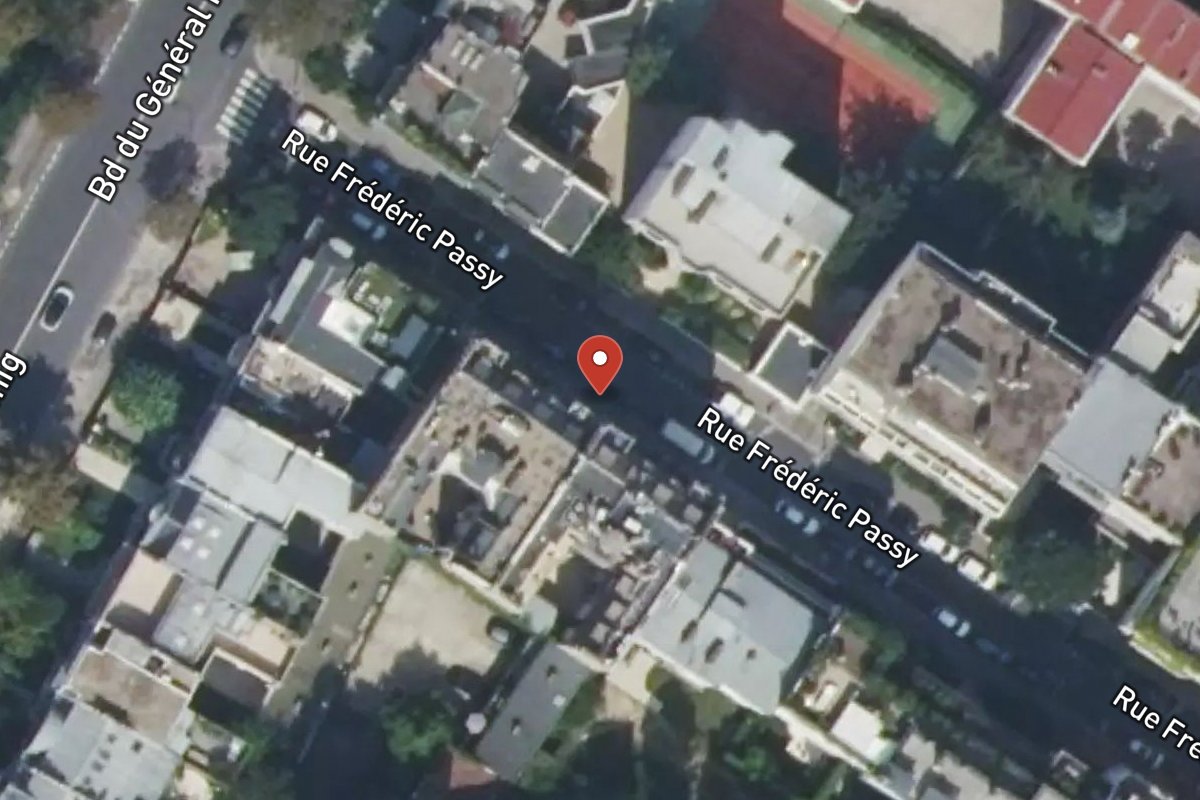 Vue satellite — 13 Rue Frédéric Passy