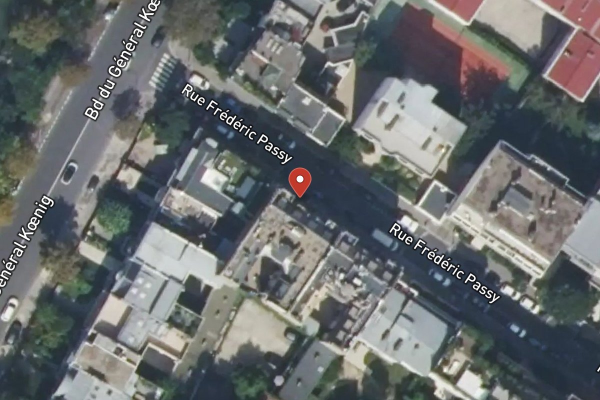 Vue satellite — 15 Rue Frédéric Passy