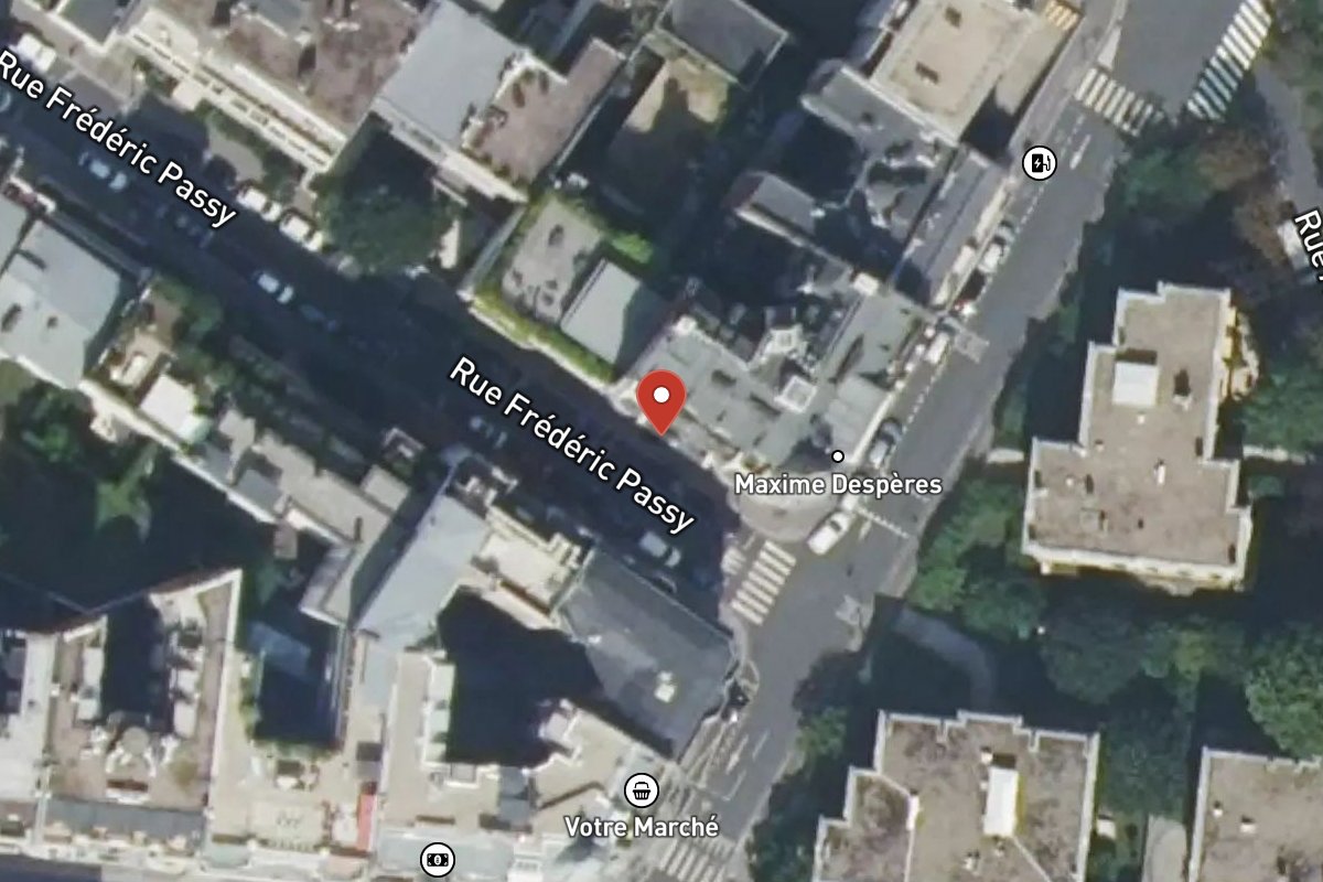 Vue satellite — 2 Rue Frédéric Passy