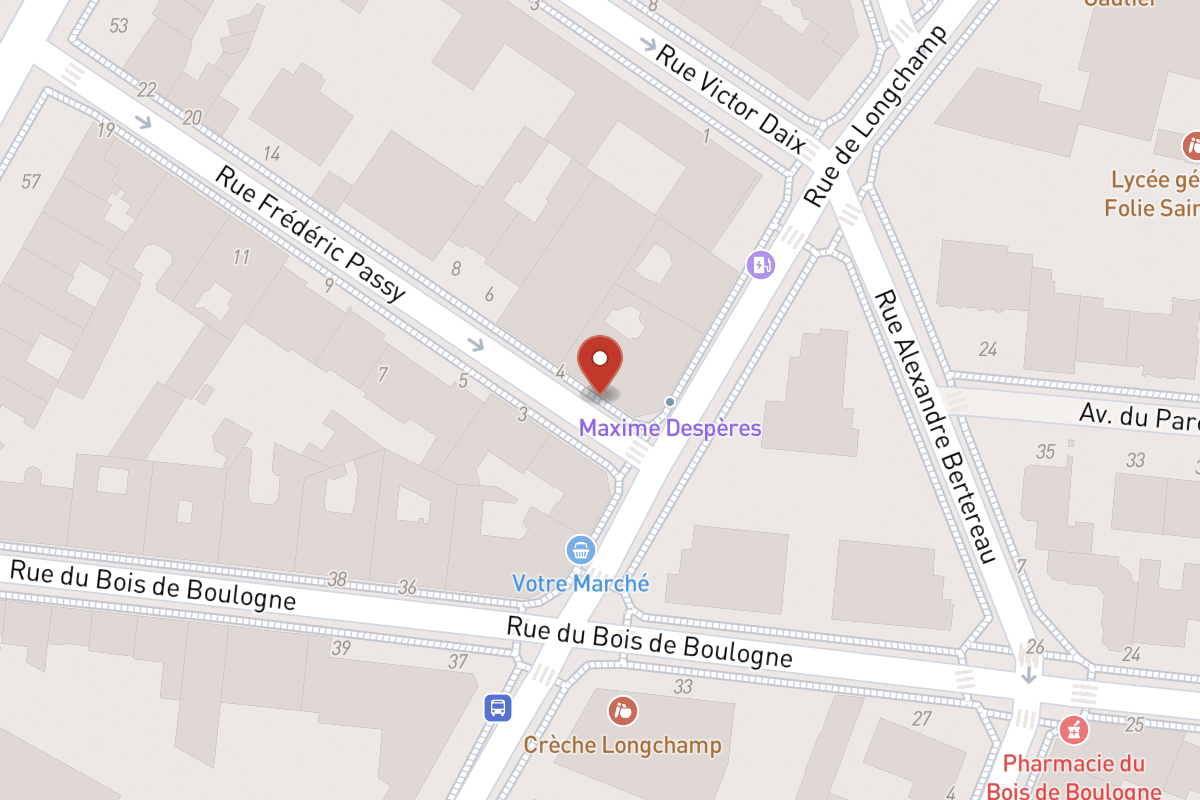 Plan de situation — 4BIS Rue Frédéric Passy