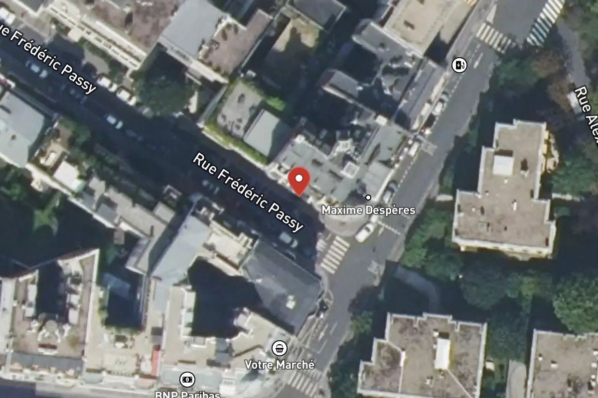 Vue satellite — 4BIS Rue Frédéric Passy