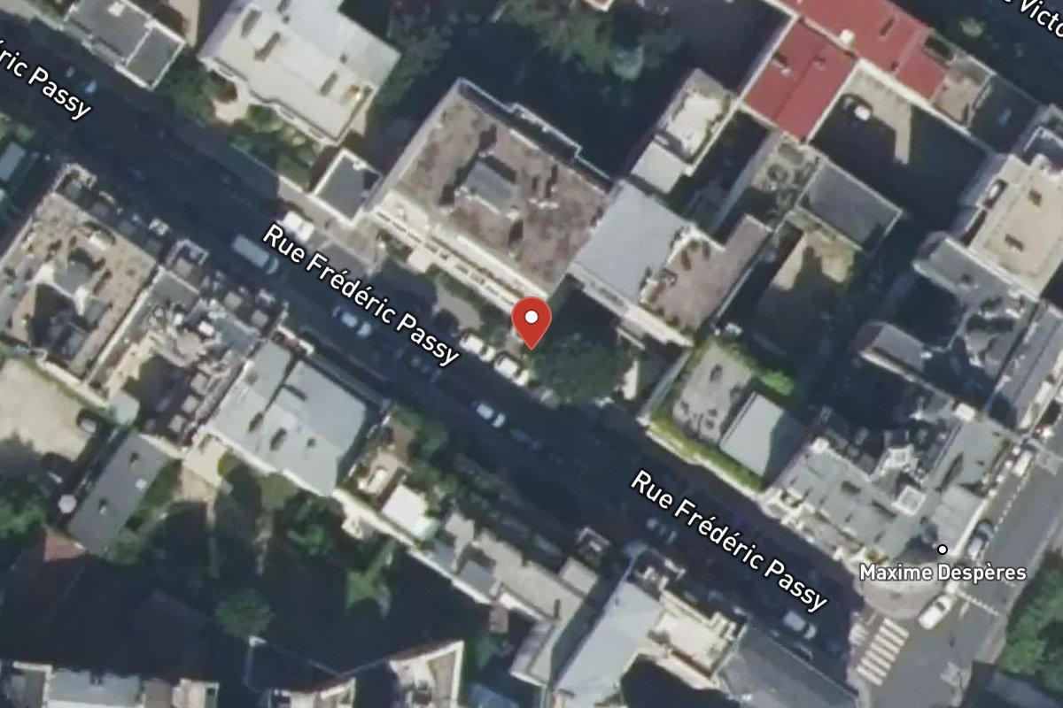 Vue satellite — 8 Rue Frédéric Passy