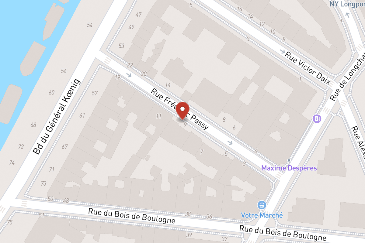 Plan de situation — 9BIS Rue Frédéric Passy