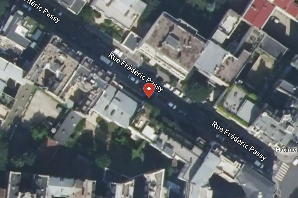 Vue satellite — 9 Rue Frédéric Passy