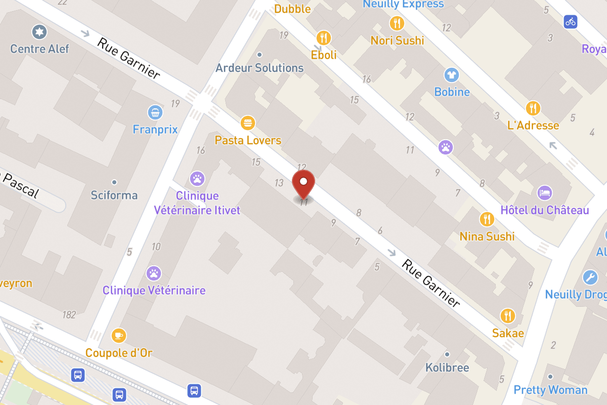Plan de situation — 11 Rue Garnier