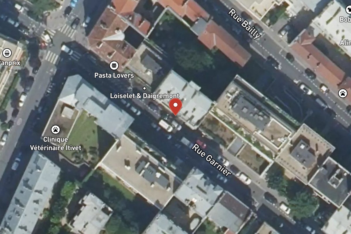 Vue satellite — 12 Rue Garnier