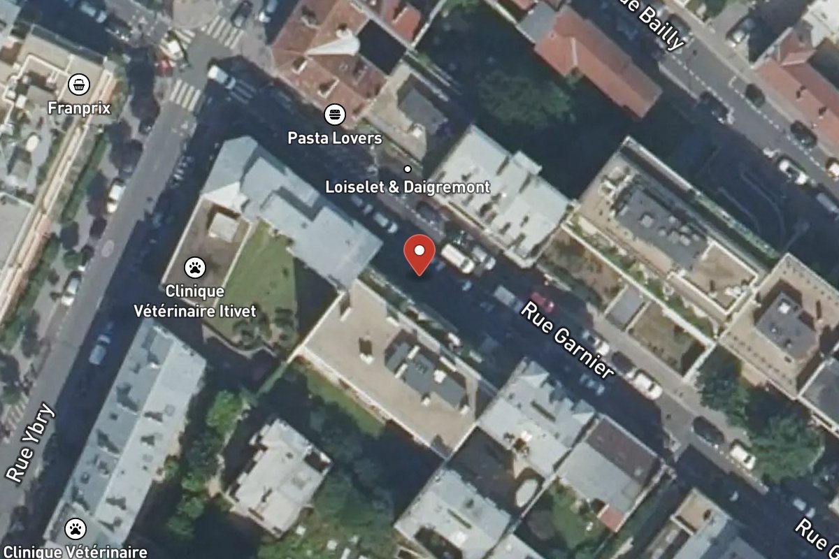 Vue satellite — 13 Rue Garnier