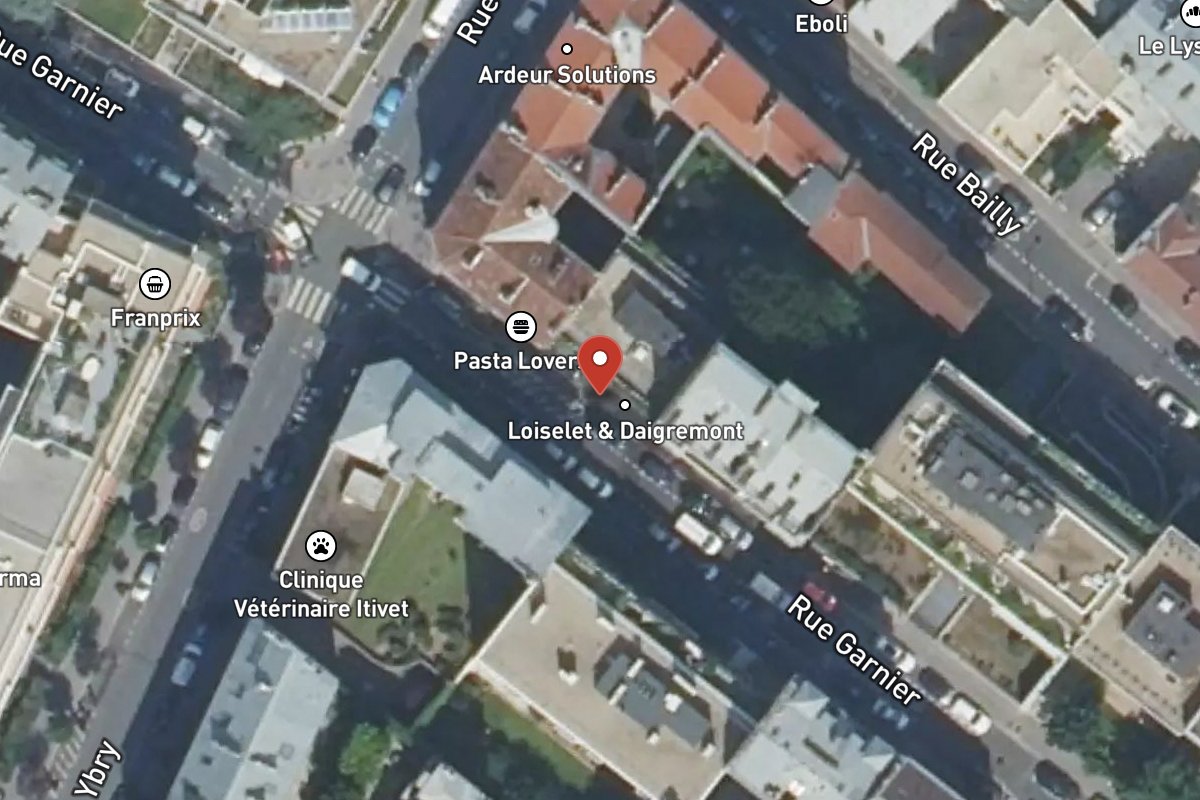 Vue satellite — 14 Rue Garnier