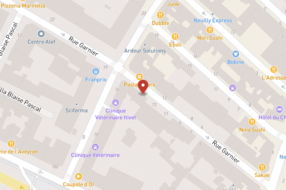 Plan de situation — 15 Rue Garnier