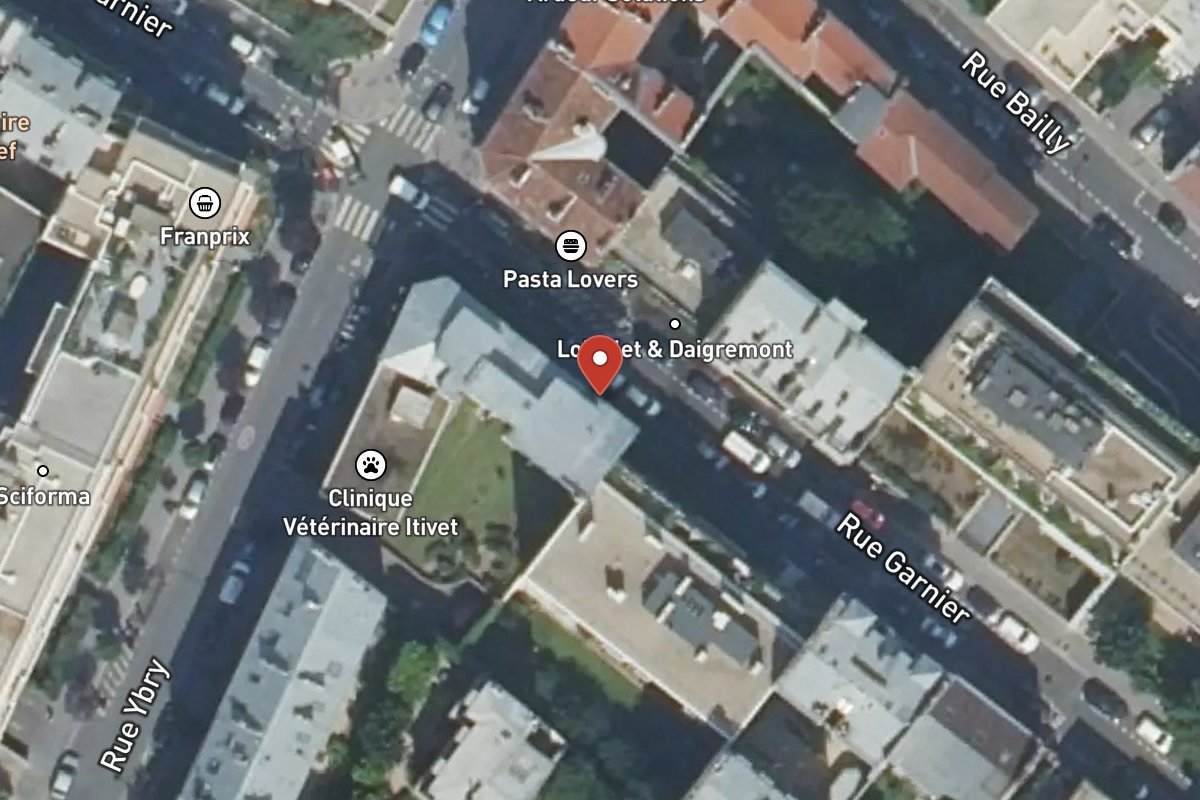 Vue satellite — 15 Rue Garnier