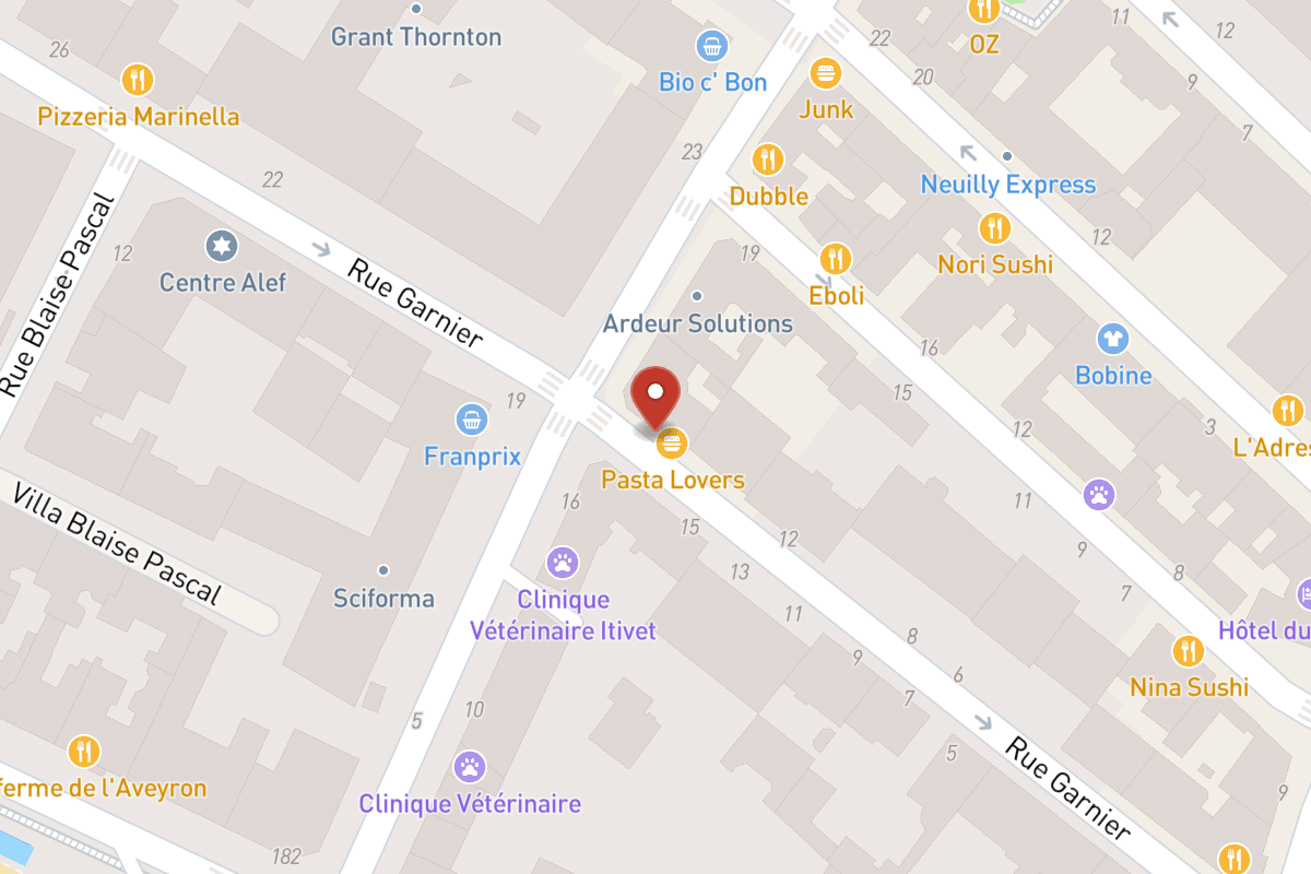 Plan de situation — 16 Rue Garnier