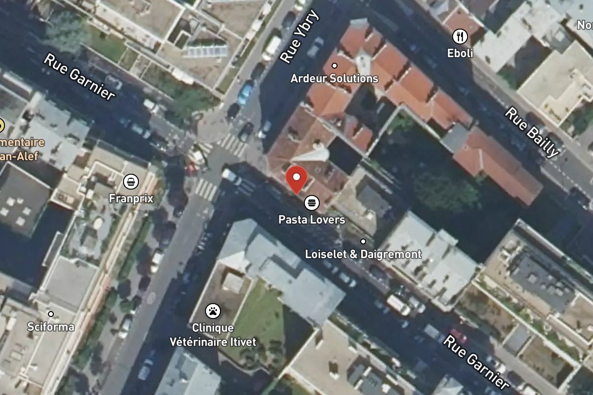 Vue satellite — 16 Rue Garnier