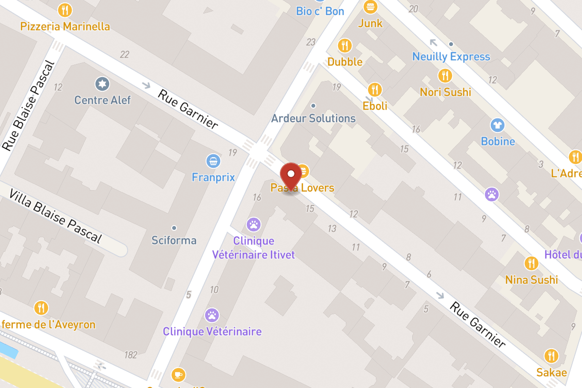 Plan de situation — 17 Rue Garnier