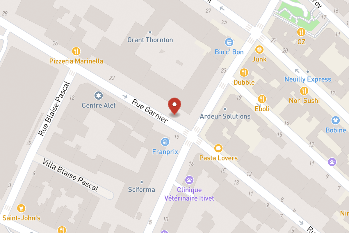 Plan de situation — 18 Rue Garnier
