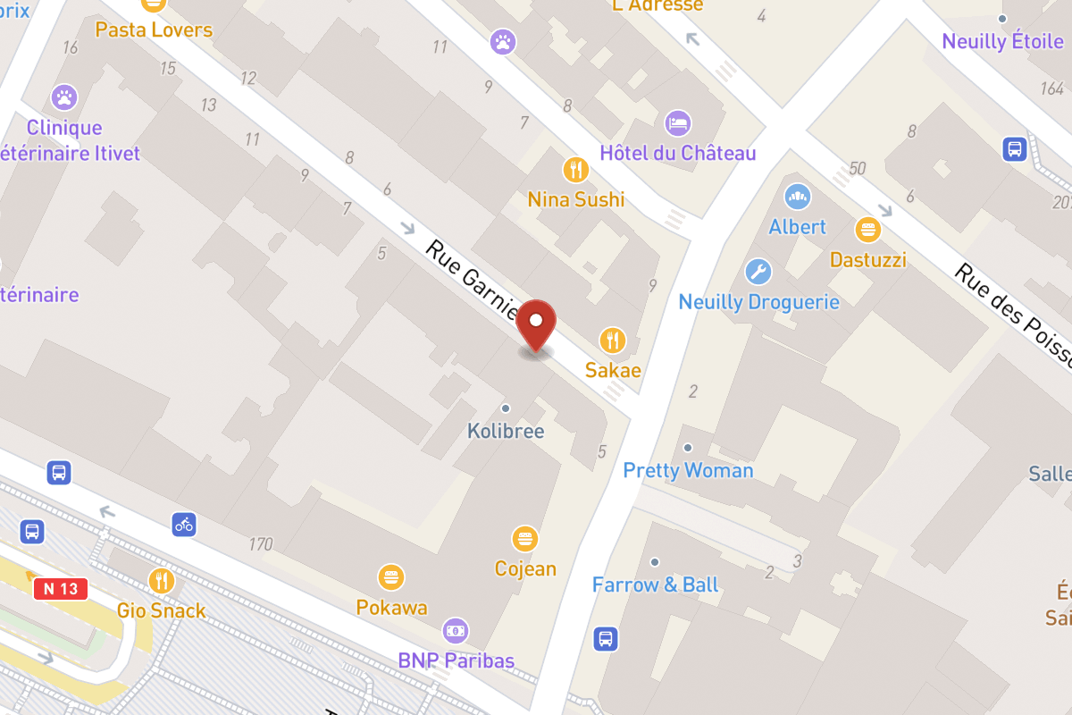 Plan de situation — 1 Rue Garnier