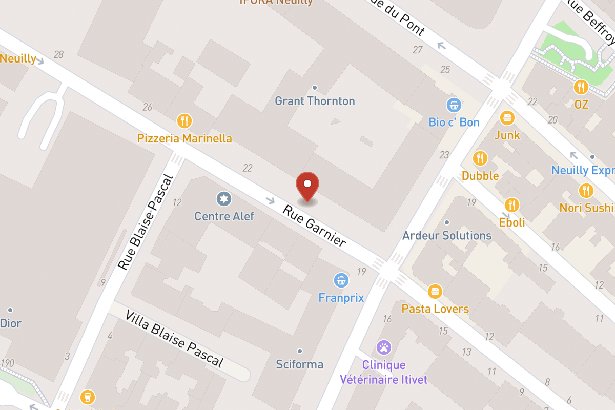 Plan de situation — 20 Rue Garnier