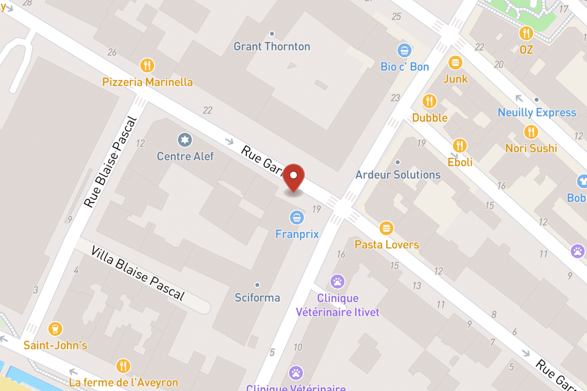 Plan de situation — 21 Rue Garnier
