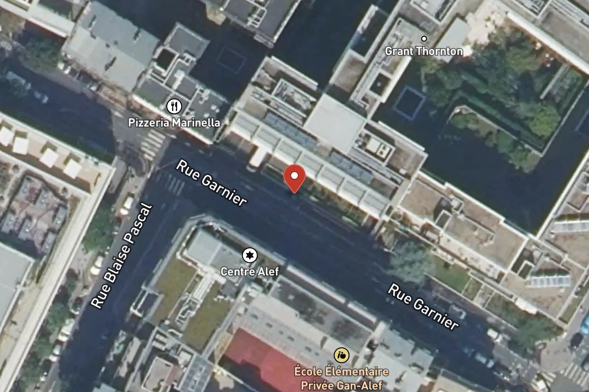 Vue satellite — 22 Rue Garnier