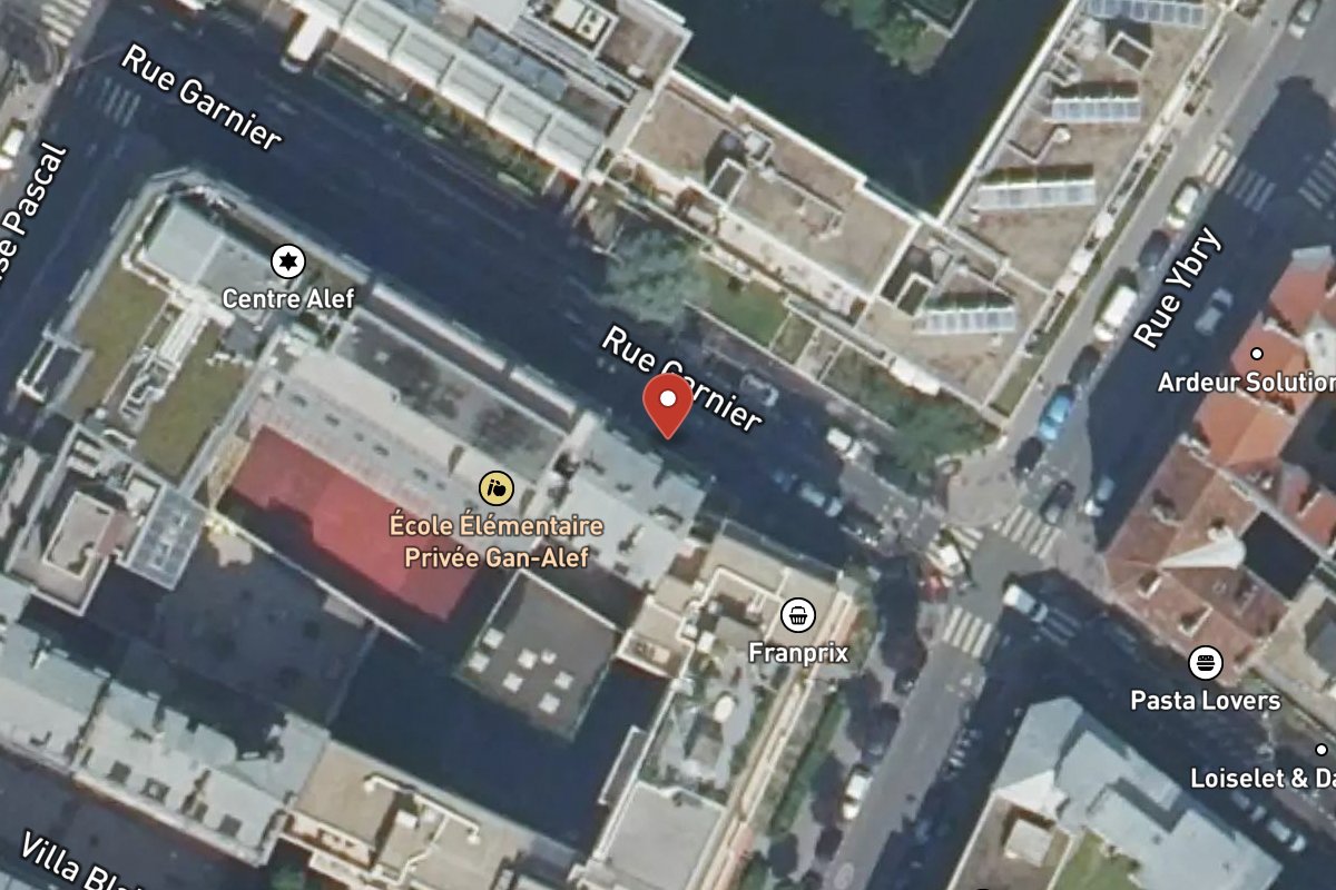 Vue satellite — 23 Rue Garnier