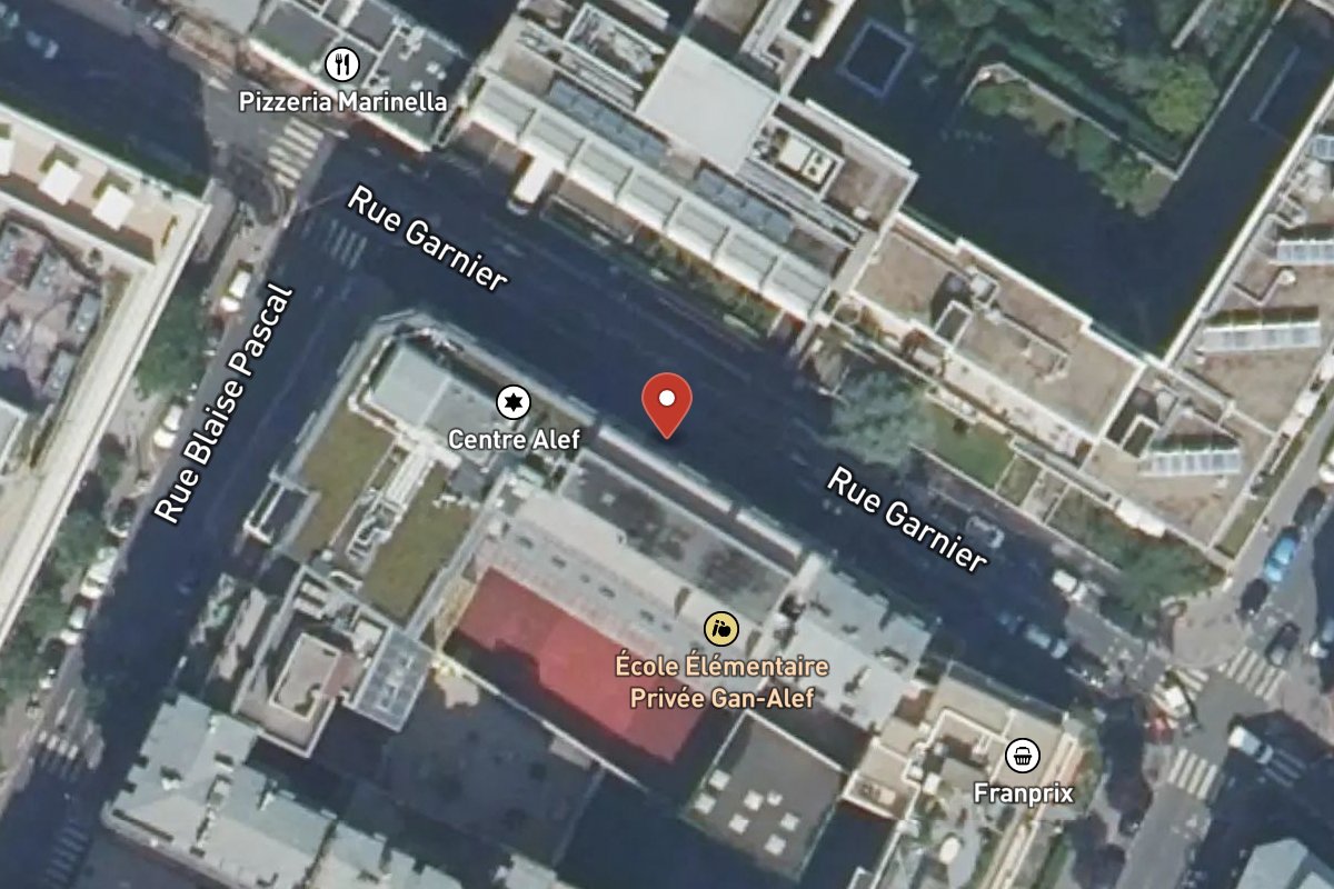 Vue satellite — 25BIS Rue Garnier